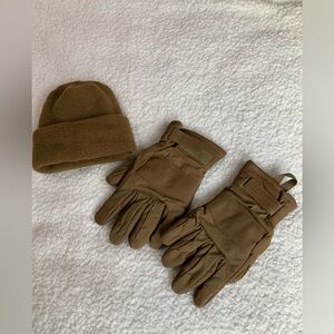 ROGGEAR Tactical All-Around Training Gloves Gore-Tex Leather Cold Weather + HAT